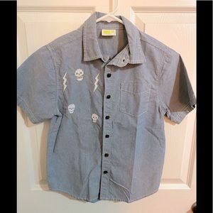Crazy 8- Boy’s Button Down Shirt- Size M (7-8)